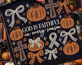Preppy God Is Faithful In Every Season Png, Grace Joy Pray Believe Design, Fall Jesus Png, Jesus Christian,Ditsy Floral Fall png, Fall png