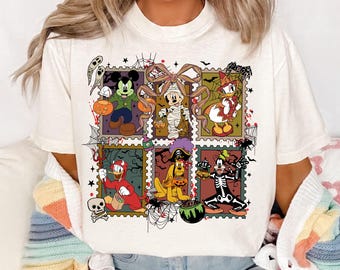 Retro Halloween Cartoon Mouse And Friends Character Png, Trendy Horror Halloween Png, Halloween Friends Movies Png, Spooky Season Png
