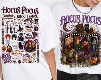 2 side Neon Halloween Witches PNG, Retro Witch Character Design, Bad Witches Vibes PNG, Funny Spooky Season Shirt,Halloween Digital Download