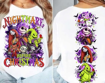 Welcome To Our Nightmare PNG, Retro Halloween Design, Spooky Characters Graphic, Creepy Fall Shirt, Horror Sublimation Digital Download