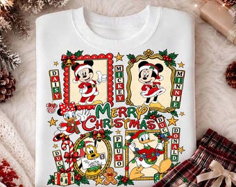 Mouse Christmas PNG, Christmas Couple Design, Mouse And Friends Christmas PNG, Matching Couple PNG, Holiday Digital