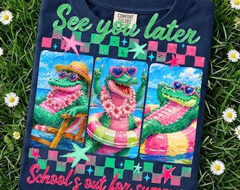 Schulen für den Sommer Png, Letzter Schultag Png, Sommer Vibes Png, Bruh wir aus Png, Later Gator Png, Lehrer Sommer Png, Digitale Datei