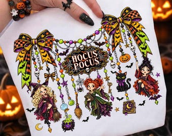 Coquette Witch Halloween PNG, Retro Spooky Character Graphic, Bad Witch Vibes Design, Girly Fall Shirt Sublimation, Halloween Digital File