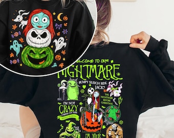 Welcome To Our Nightmare Png, Halloween Cartoon Png, Nightmare Halloween Png, Halloween Horror Png, Trick Or Treat Png, Spooky Season Png