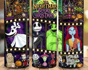 Horror Halloween Nightmare Tumbler Png 2026, Halloween, Spooky tumbler, Spooky Halloween, Movie Halloween tumbler, Digital Download
