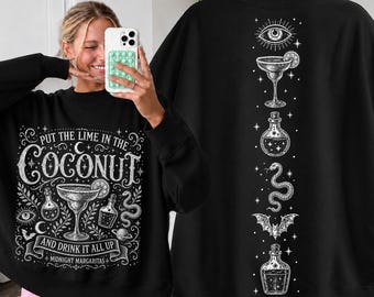 Vintage Put The Lime In The Coconut PNG, Spooky Season Witchy Movie Png, Spooky Season Png, Retro Halloween Png, Practical Magic Png