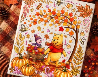 Halloween Mouse Friends PNG, Vintage Halloween Design, Mouse Pumpkin PNG, Spooky Cartoon Halloween Sublimation, Digital Download