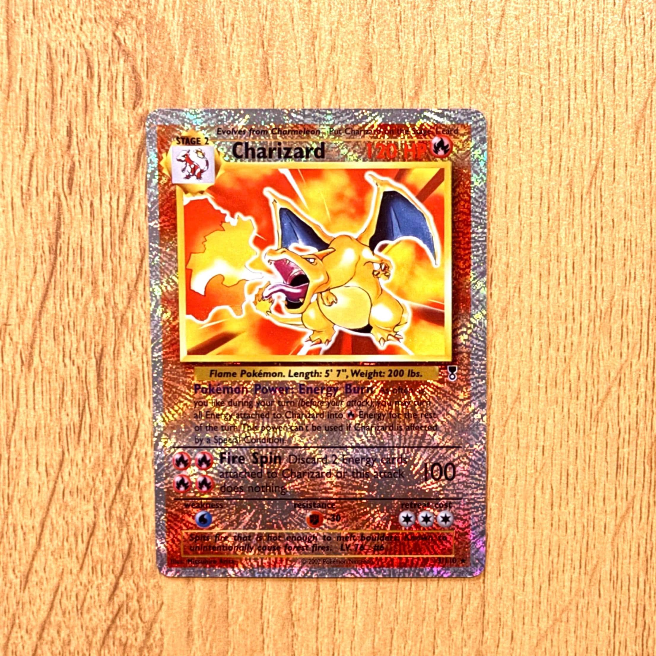 charizard pokemon card reverse holo - 19/113 Authenticated and awarded a CGC Mint 9 grade Charizard - [Reverse Holo, Graded