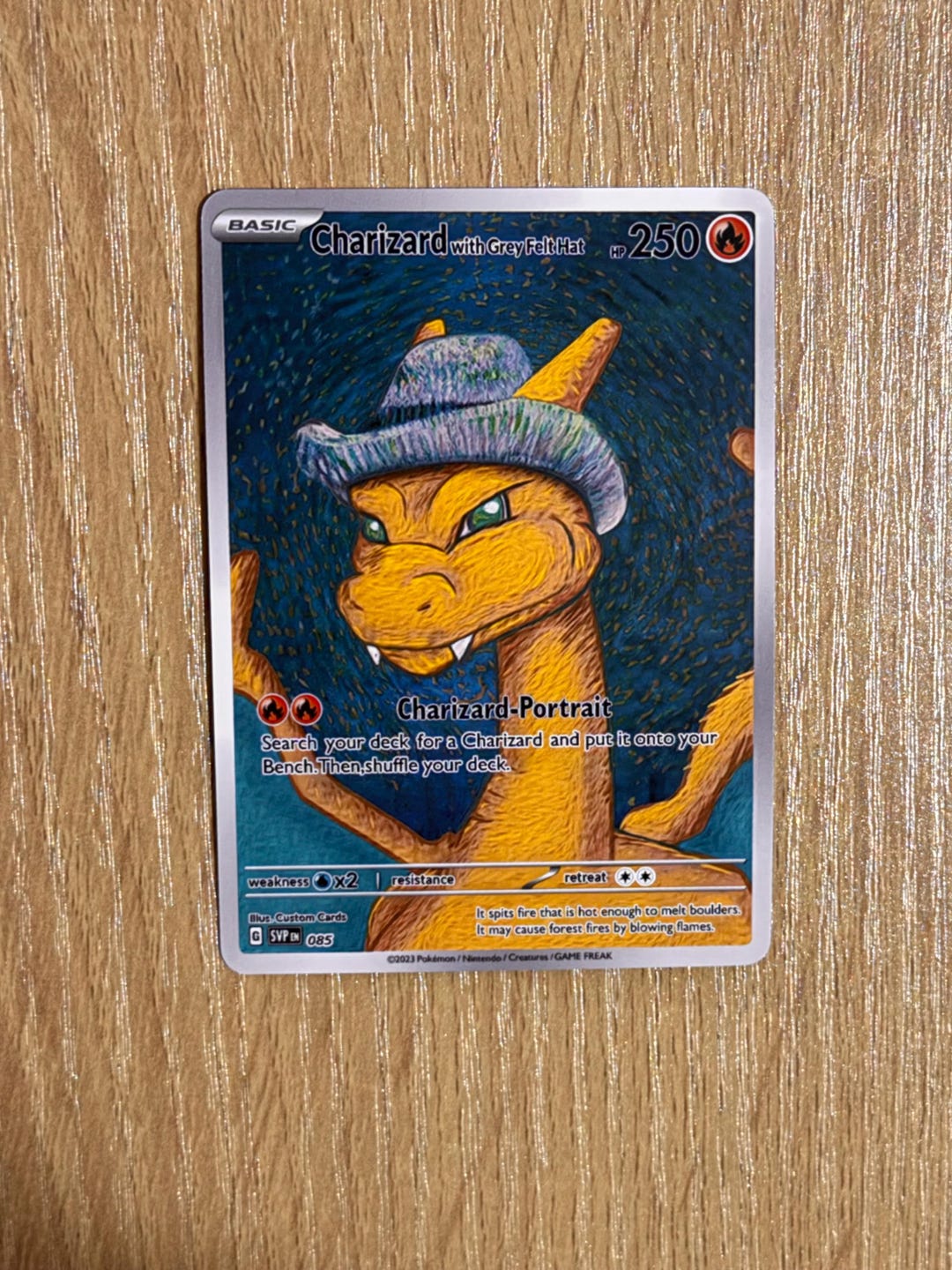 Charizard Full Art Custom - Etsy