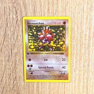 Hitmonchan base set customized cards