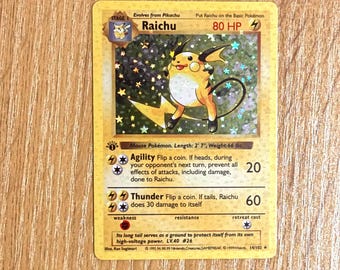 Raichu base set custom