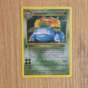 Venusaur-Basisset-Karten (angepasst)