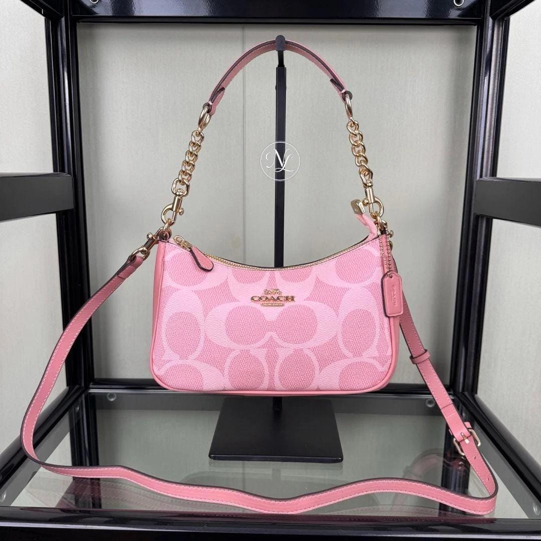 Pink Coach Shoulder Bag - Etsy