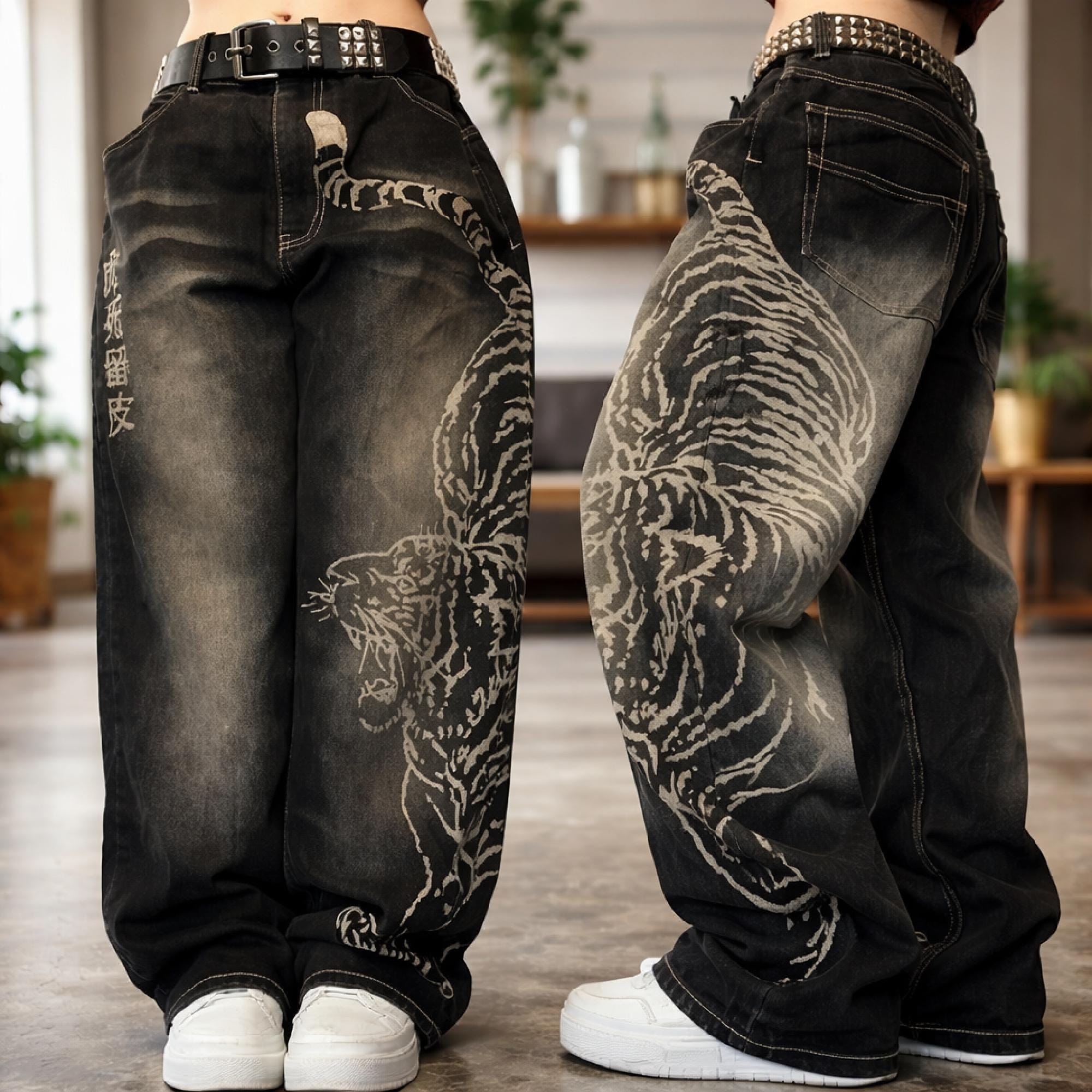 Tiger Denim Jeans - Etsy Tiger Denim Jeans - Etsy