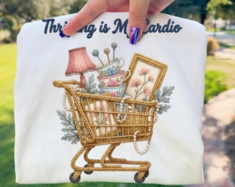 Faux Knit Thrifting PNG | Sparsamkeit Digitaler Download | Geboren, um Sublimation zu sparen