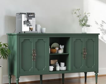 Mid Century Sideboard Cabinet Storage Credenza Buffet TV Stand Wood