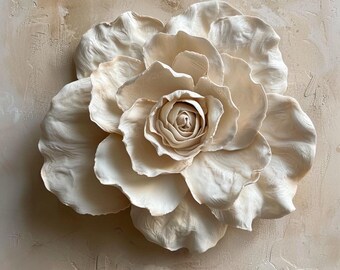 Lámina decorativa de pared con la flor de nacimiento de junio, estampado de rosas, decoración floral neutra, arte botánico minimalista para habitación infantil, regalo de cumpleaños, descarga digital.