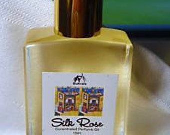 Óleo Perfumado Concentrado Silk Rose Attar - 15ml - Rosa Árabe, baunilha luxuosa e sândalo sensual.