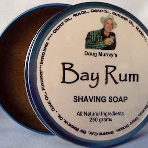 Doug Murray&#39;s BAY RUM Shaving Soap 200g (7.05oz) - About as good as it gets for a comfortable shave