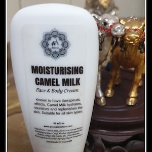 Moisturising CAMEL MILK LOTION Face & Body Cream ~60ml 2oz