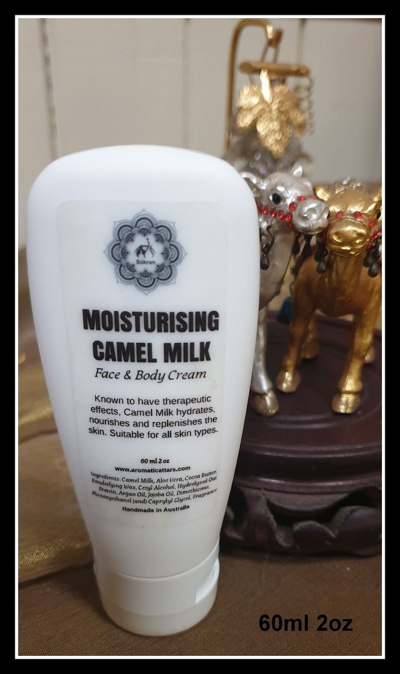 Moisturising CAMEL MILK LOTION Face & Body Cream 60ml 2oz Etsy Australia