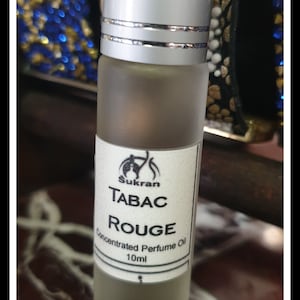 TABAC ROUGE Concentrated Perfume Oil Attar (for Men) by SUKRAN ~10ml~