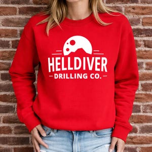 Helldiver Drilling Crewneck | Red Rising Inspired Apparel