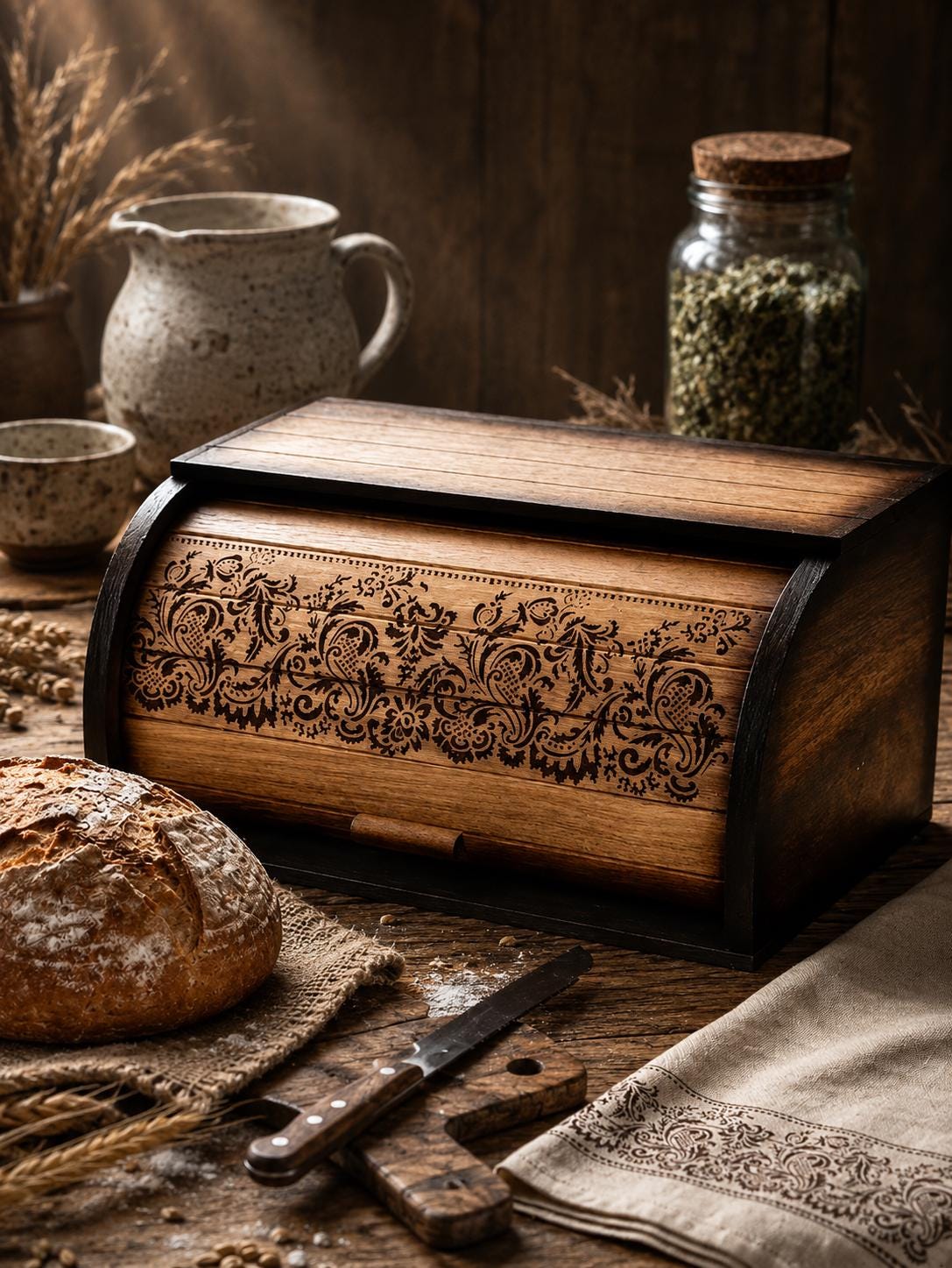 Antique bread box - Etsy 日本