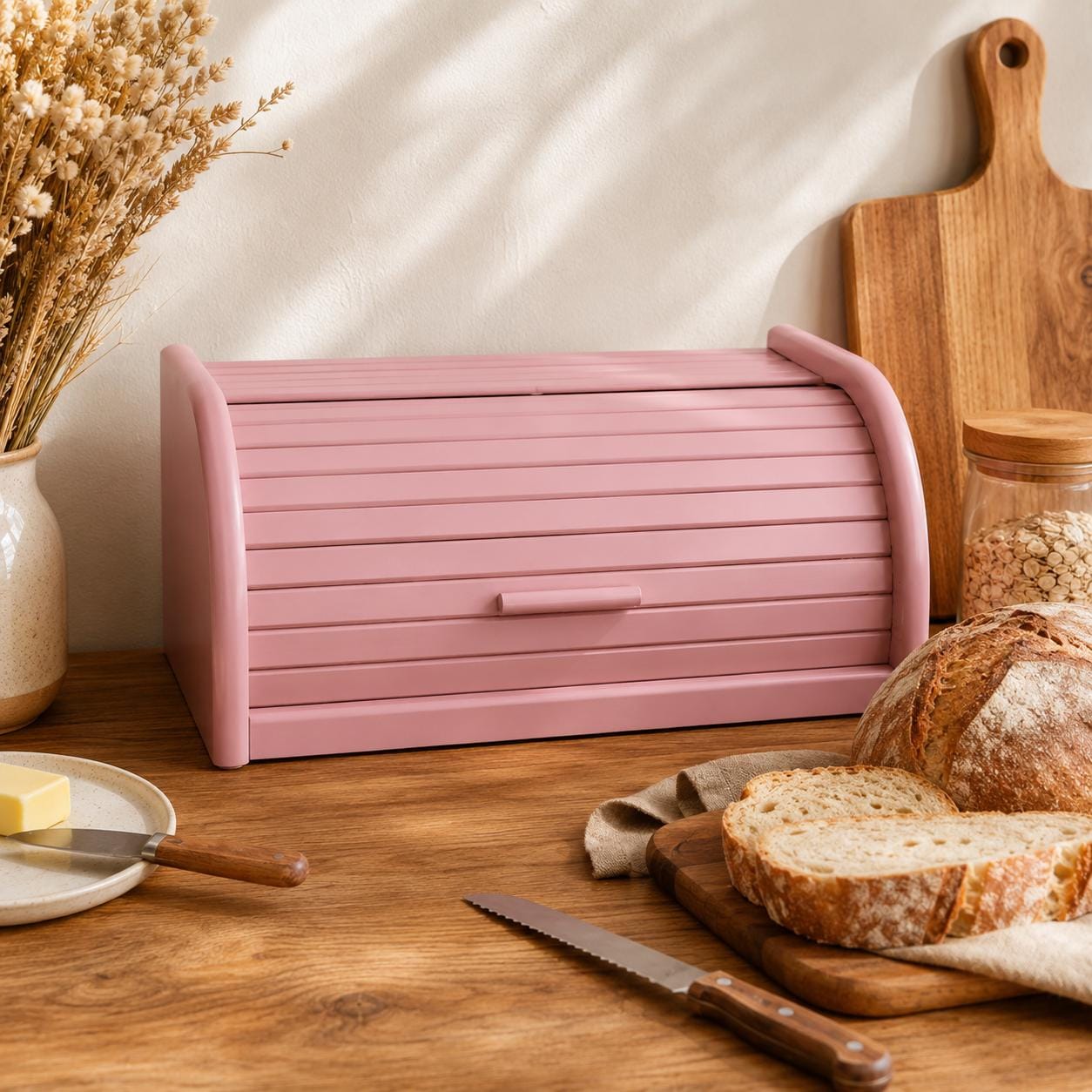 アンティーク　 BREADケース　ピンク Vintage Bread Box Pink - Etsy