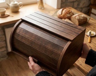 ヴィンテージの木製パン箱 - Etsy 日本