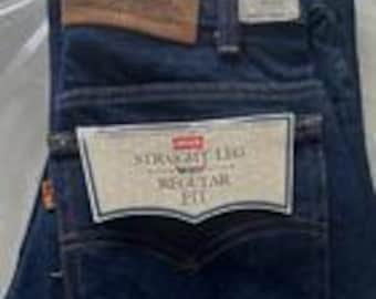 Jeans Levi's 509 de pierna recta vintage: nuevos con etiquetas, talla 28x36, etiqueta naranja, hechos en EE. UU.