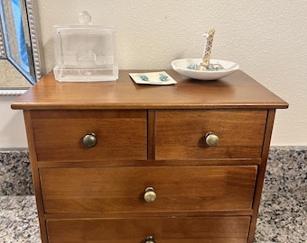 Wooden Desk Organizer with Drawers | Desktop Storage Box | Office Table Holder | Home Workspace Organizer