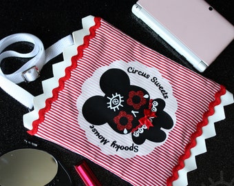 SPOOKY MOUSE | Clowncore Candy Bag | Kawaii Switch | Protective Nintendo 3DS Case | Kawaii Phone Case | Circus Mouse Guro Lolita Yami Kawaii