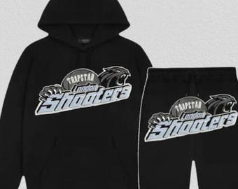 Conjunto de sudadera y jogger Trapstar Shooter, chándal de calle extragrande, sudadera con estampado unisex