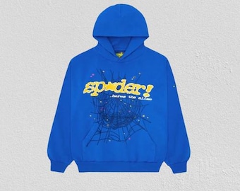 Sp5der OG Web Hoodie | Graphic Spider Web Streetwear Hoodie | Unisex Oversized Pullover Hoodie