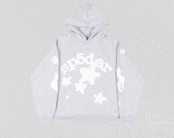 Sudadera con capucha Sp5der Beluga / Sudadera con capucha gráfica de estilo urbano premium / Sudadera unisex de moda urbana /
