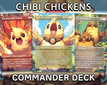 Chibi Chickens / Dino - Proxy EDH Deck