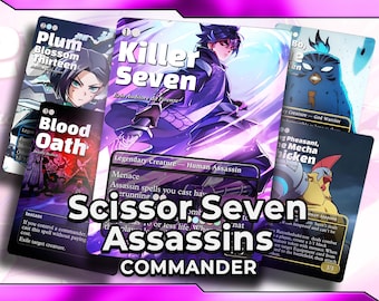 Scissors Seven Themed MTG Proxy Deck – Assassin Tribal (Commander/EDH)