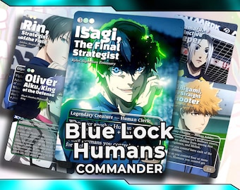 Blue Lock Anime Inspired MTG Commander Deck | Custom Proxy EDH Cards