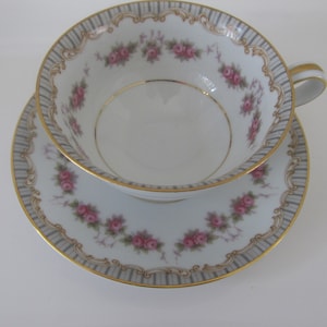 Noritake Ridgewood Teacup and Saucer Set #japan #noritake #ridgewood