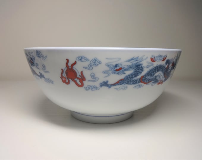 Vintage Mia KO'S Best Japanese Dragon Porcelain Noodle / Soup Bowl Etsy