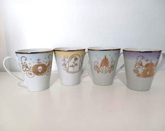 Tazas coleccionables de princesas Disney #cenicienta #labellaylabestia #aladino #lasirena