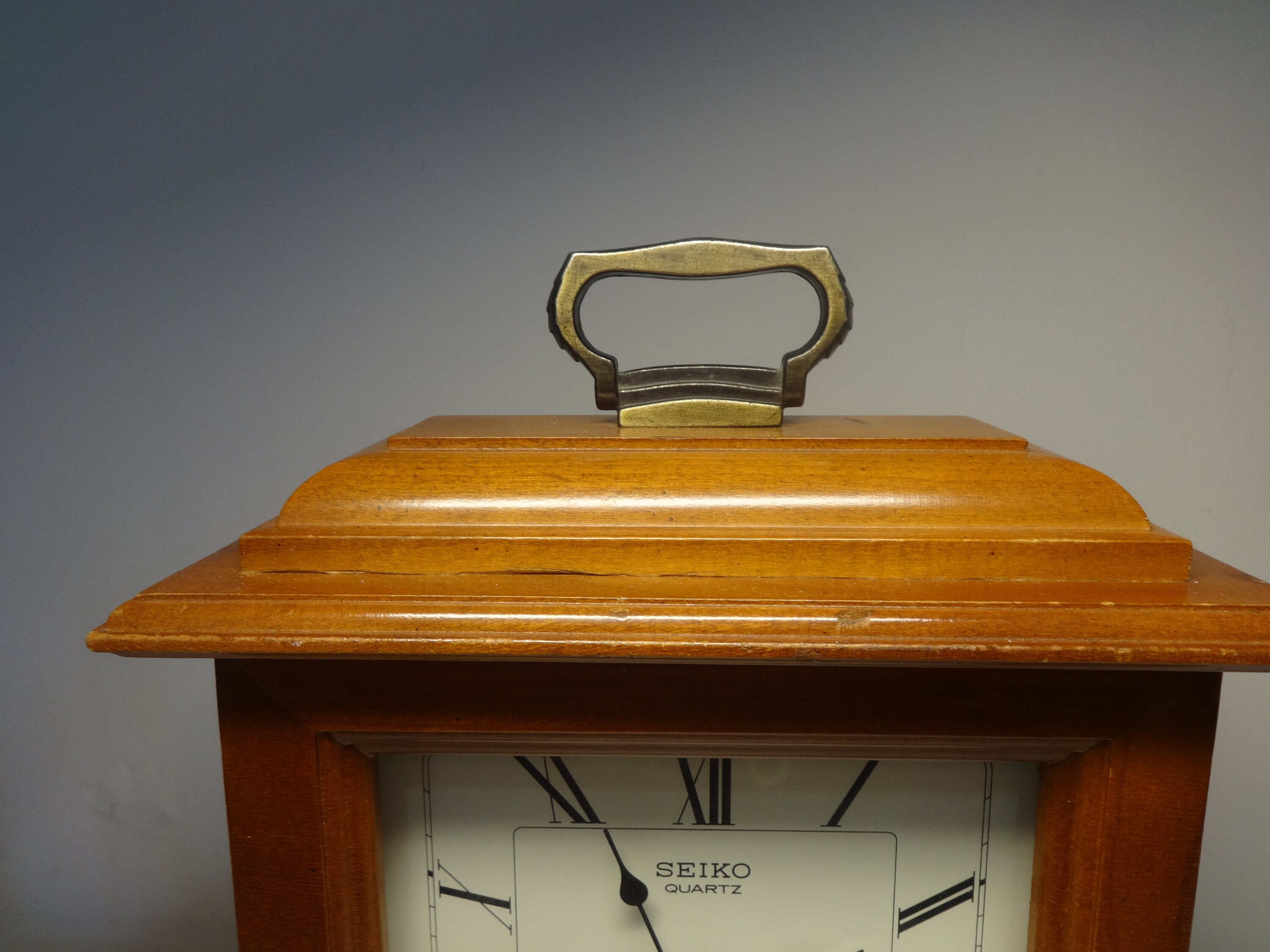 Vintage Wood Seiko Quartz Westminster Whittington Clock With