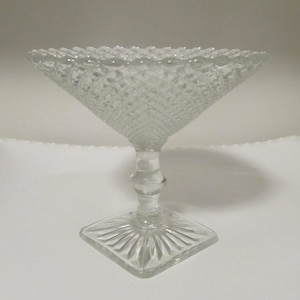 Miss American Depression Glass Compote