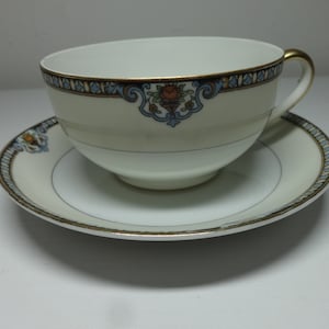Vintage Porcelain Noritake &quot;M&quot;  Shirley teacup and Saucer