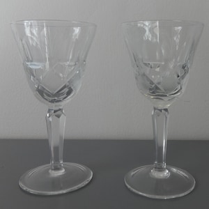 Natchman Crystal Cordial Glasses Set of Two (2)