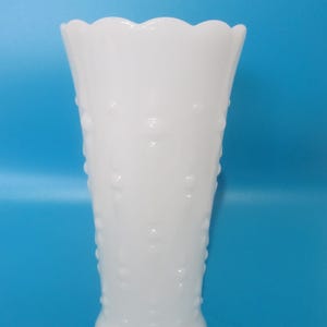 Vintage Anchor Hocking White Milk Vase