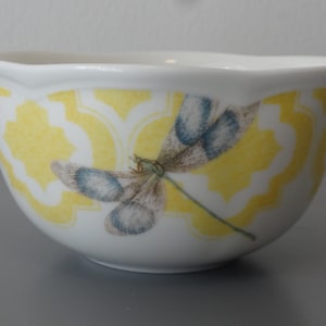 Lenox American By Design Butterfly Meadow Trellis Dessert Bowls Set of Four (4)