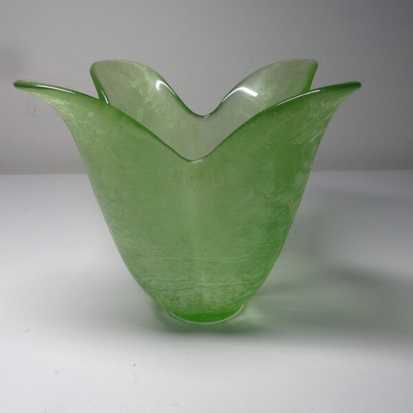 Recycled Glass Vase Made in Spain Etsy