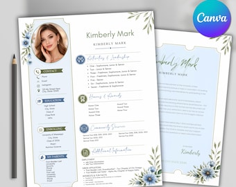 Mall för CV för S.2 Sawyer Sorority | CANVA
